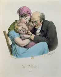 Vaccinet, graverat av Francois Seraphin Delpech (1778-1825) 1827