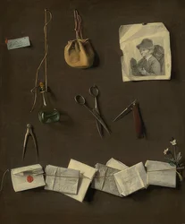 Olika föremål. Omkring 1785
