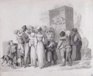 Louis-Léopold Boilly - Den fattiga katten (skiss)