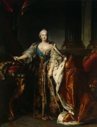 Porträtt av kejsarinnan Elizabeth