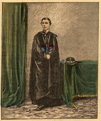 Louis-Gaston de Segur (Louis Gaston de Segur) (1844-1879) Fransk biskop - - Gravyr från "" Religiös undervisning vid ögonen. Underbart album” av Louis Maitrejean och Georget Ramond - Frankrike 1910