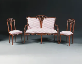 Mahogny Salong Suite, ca 1900