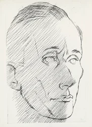 Porträtt av Marc Chadourne (Brive