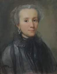 Porträtt av en kvinna från polsk adel, 1776