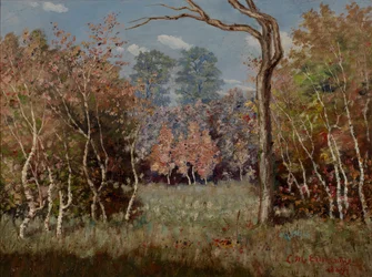 Höstlandskap, 1889.