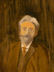 Louis Michel Eilshemius självporträtt, 1915.