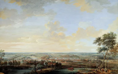Österrikiska tronföljdskriget (1741-1748): "" Slaget vid Melle vunnet av Viscounten av Chayla, 9 juli