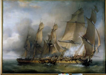 Slaget mellan den franska fregatten La Bayonnaise och den engelska fregatten L