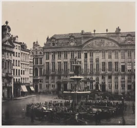 Untitled Construction of Commemorative Fountain, juli 1856.