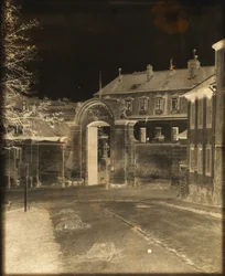 Dörröppning till Sèvres Factory, ca. 1852.
