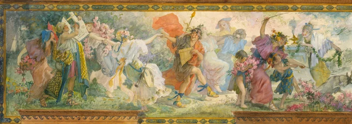 (Bacchanale Revel, Pan och Procession)
