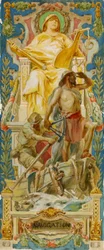 Navigation (studie för panel, Old Senate Office Building)