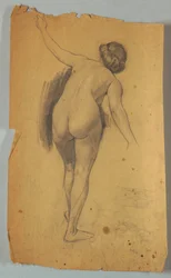 Studie av naken figur