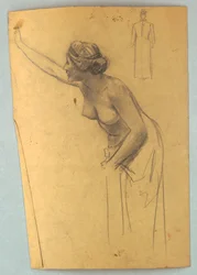Studie av naken figur