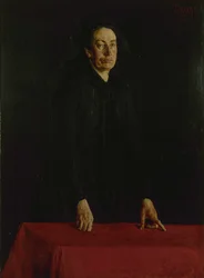 Porträtt av Louise Michel 1830-1905, 1882.