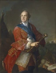 Porträtt av greve Kirill Razumovsky 1728-1803, Ukrainas siste hetman, 1758