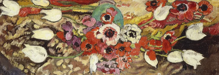 Anemoner och vita tulpaner; Anemoner och vita tulpaner