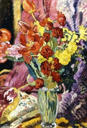 Bukett of Flowers, ca 1930 (olja på duk)