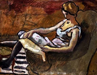 The Thinker, ca 1916 (olja på panel)
