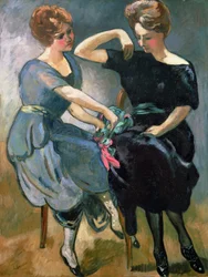 The Two Sisters, ca 1912 (olja på duk)