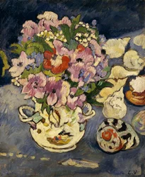 Vas med blommor