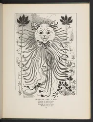Jag är modern konst jag är, från s.45, Louis Wain Annual