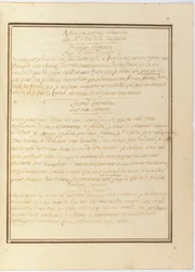 "Reflektioner över min intervju med Mr. le Duc de la Vauguyon", autografmanuskript, januari 1767 till början av 1769