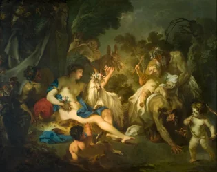 The Infancy of Bacchus, c.1700-10 (olja på duk)