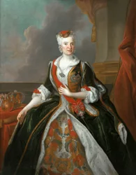 Porträtt av Maria Josepha av Österrike