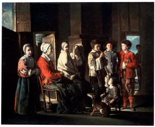 Besöket hos mormodern, 1645.