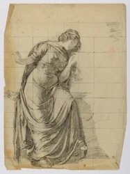 Utan titel (Draperad kvinnofigur)