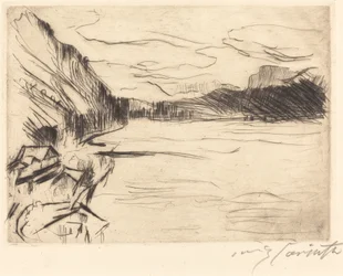 Am Walchensee vid Walchensjön, 1923.