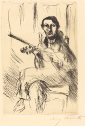 Porträtt av Andreas Weissgaerber, 1919.
