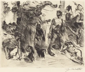 Sankt Antonius frestelse, 1919.