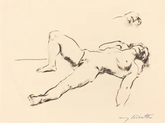 Liggande kvinna naken II, 1912.
