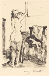 Modellstudie Study of a Model, 1916.