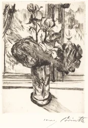 Rosor i ett glas vatten, 1916.