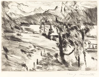 Walchensee landschaft (Walchensee landskap)