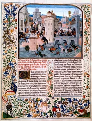 Massaker av bonderebellerna i Meaux, 1358, c1475