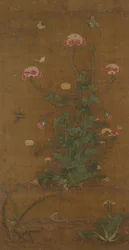 Blommor, 1300-talet.