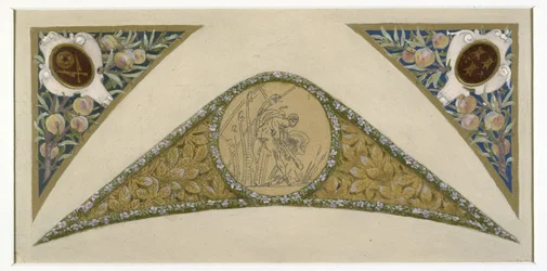 Skiss till festivaltrappan i Paris stadshus: Scorpion, ca 1888 -1898 (olja)