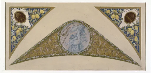 Skiss till Fêtes-trappan i Paris stadshus: Capricorne, mellan 1888 och 1898 (olja)