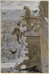 Notre Dame de Paris, ca. 1881.