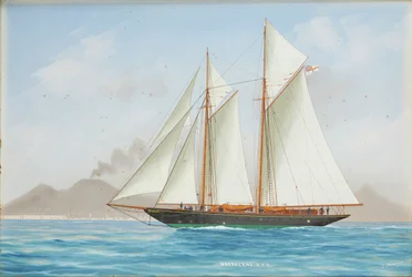 Magdalene R.Y.S Off Neapel (gouache)