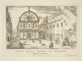 Kyrkan Madona de Miracoli, från