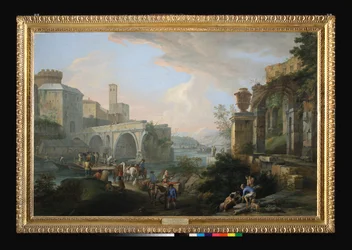 Capriccio med Ponte Rotto, ca 1714 (olja på duk)