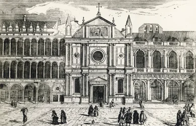 San Geminianus-kyrkan (reven 1807)