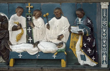 Begrava de döda, detalj, 1526-28