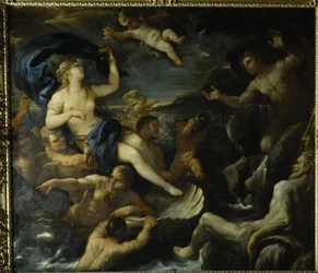 Acis och Galatea (olja på duk)