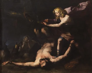 Apollon och Marsyas, omkring 1660
